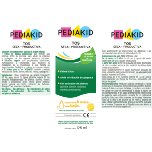 PEDIAKID® Tos Seca y Productiva - Jarabe para niños PEDIAKID® Tos Seca y Productiva - Jarabe para niños