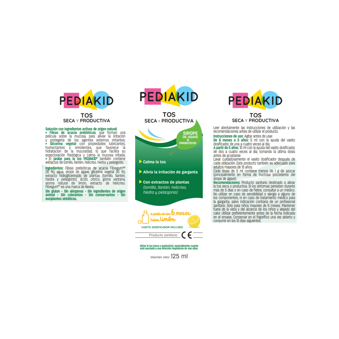 PEDIAKID® Tos Seca y Productiva - Jarabe para niños