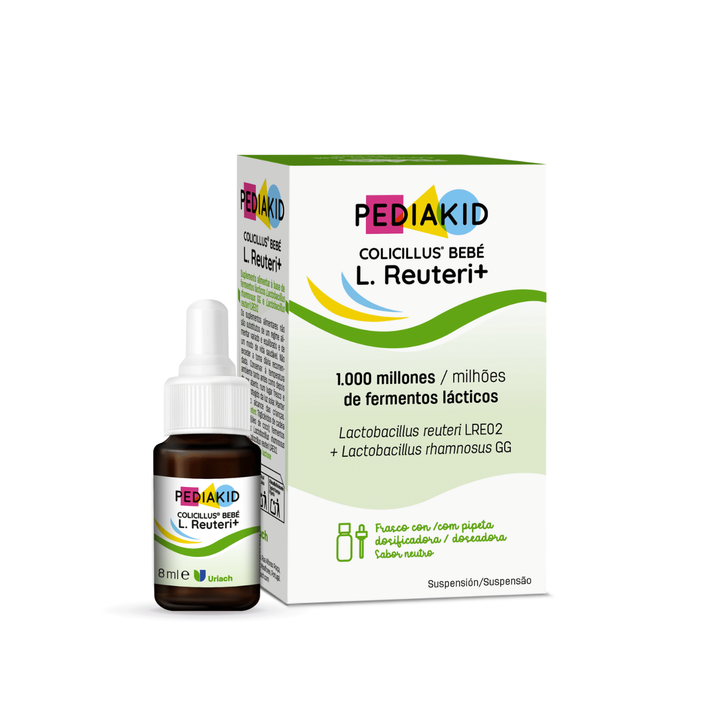 Colicillus® bebé L. Reuteri + | Complemento Alimenticio con Lactobacillus para Bebés