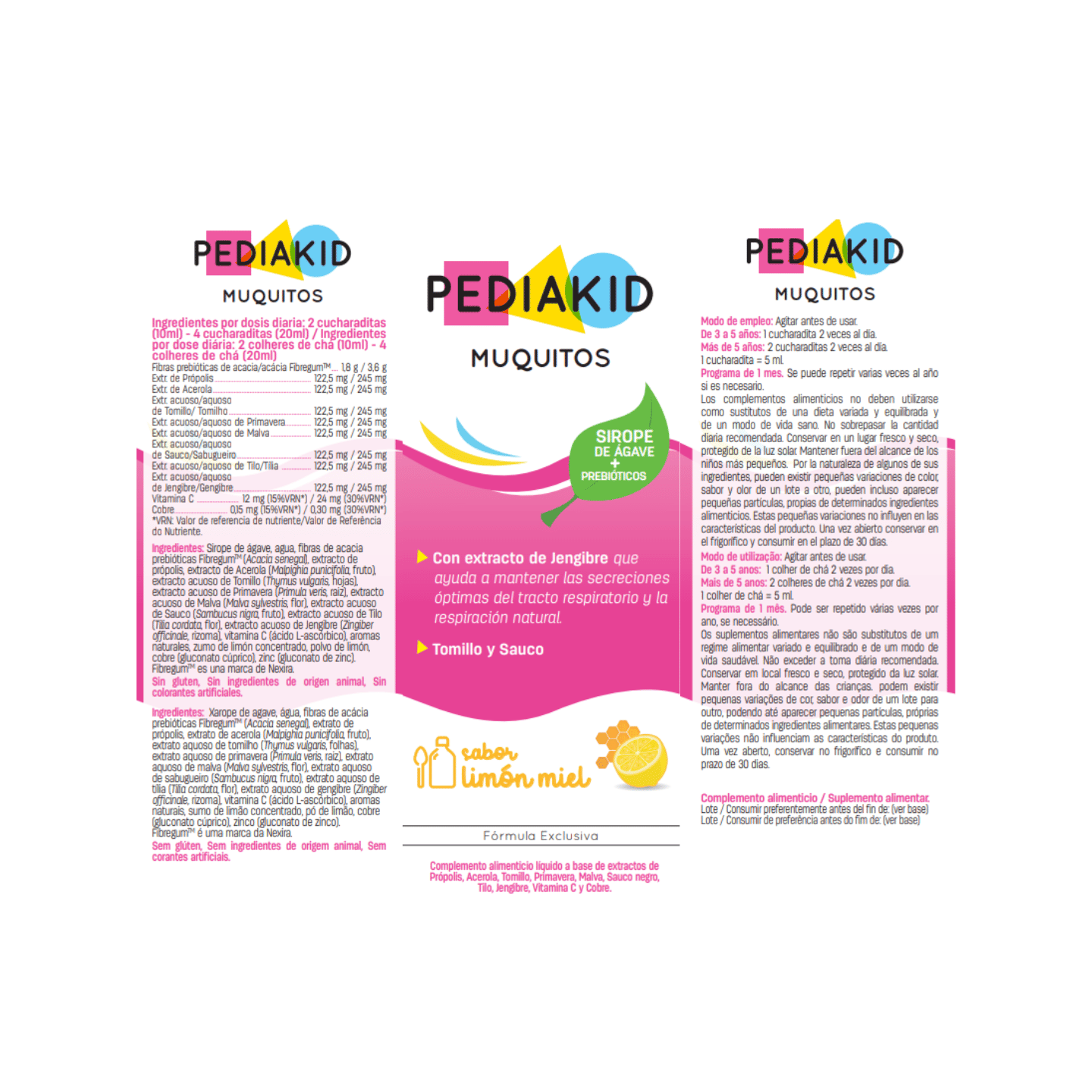 PEDIAKID® Muquitos - Jarabe para niños