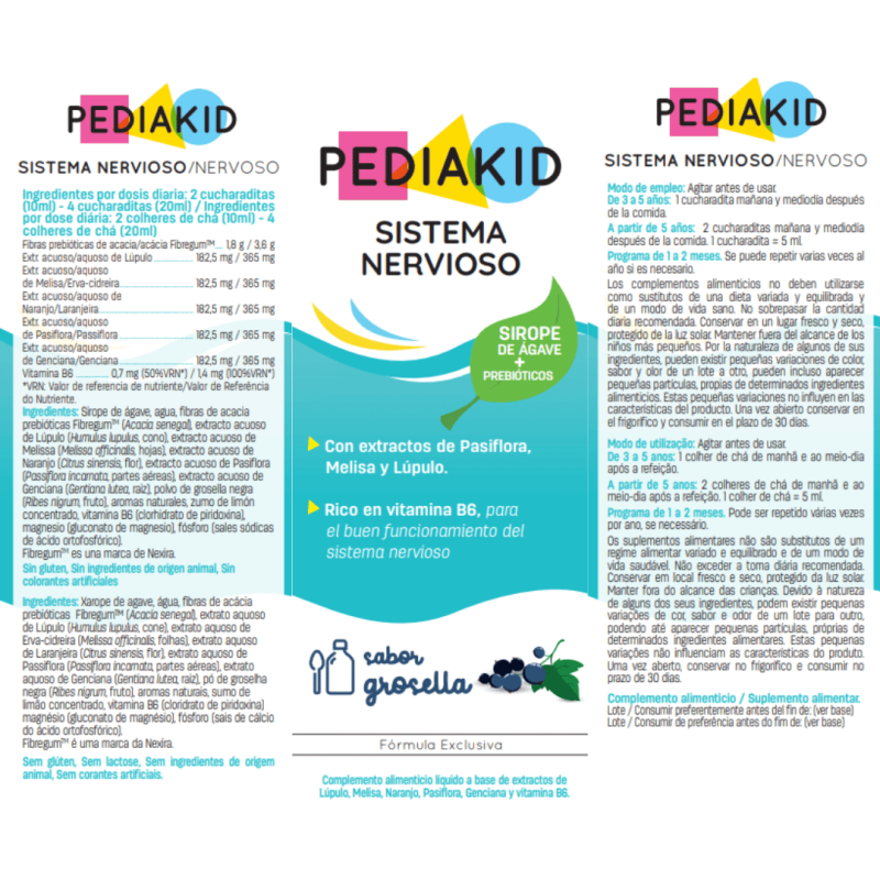 PEDIAKID® Sistema Nerviso- Jarabe para niños PEDIAKID® Sistema Nerviso- Jarabe para niños