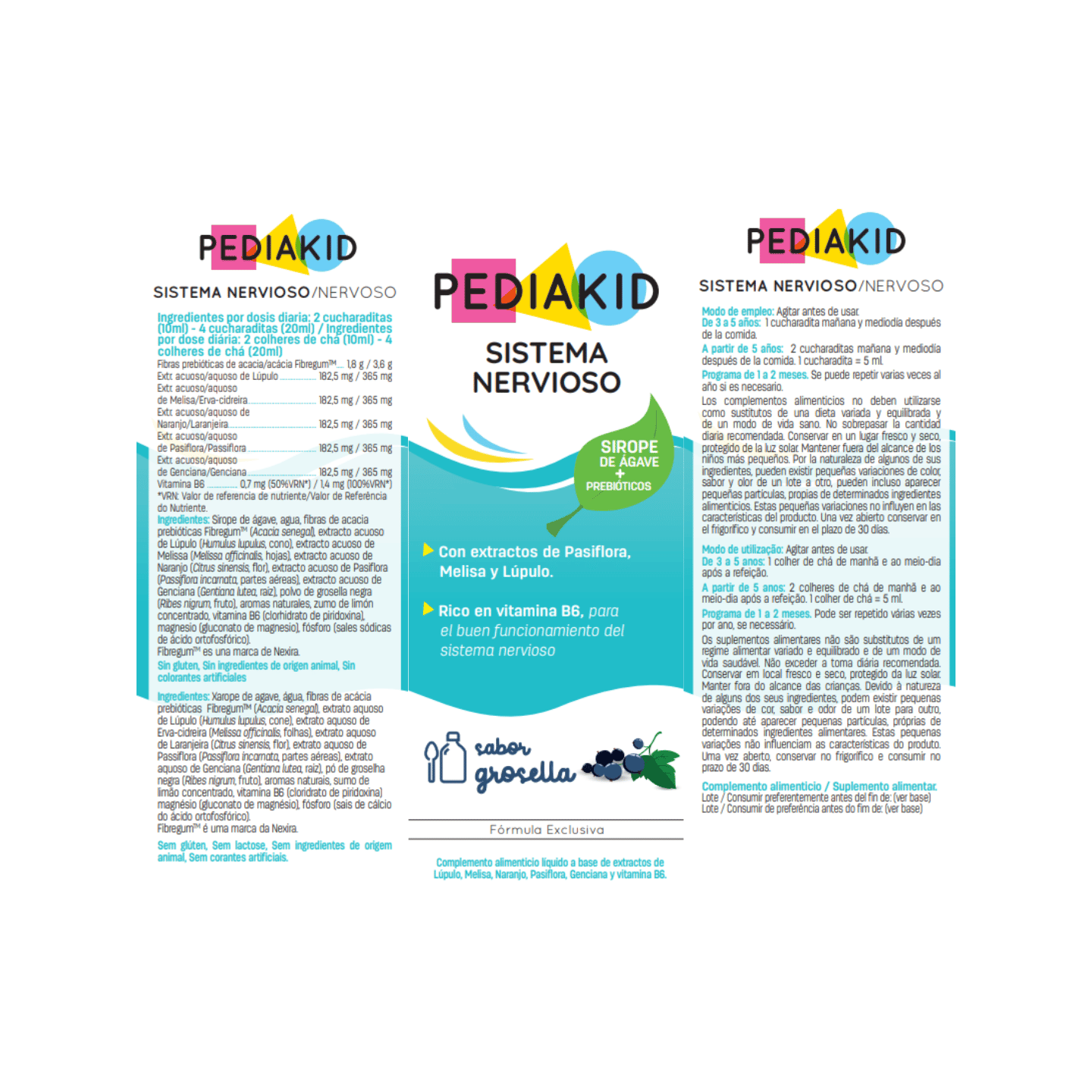 PEDIAKID® Sistema Nerviso- Jarabe para niños