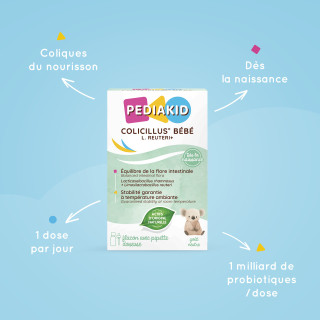 Colicillus® bebé L. Reuteri + | Complemento Alimenticio con Lactobacillus para Bebés