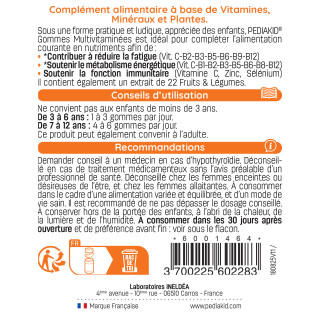 Gummies Multivitaminas - Complemento Alimenticio para Niños