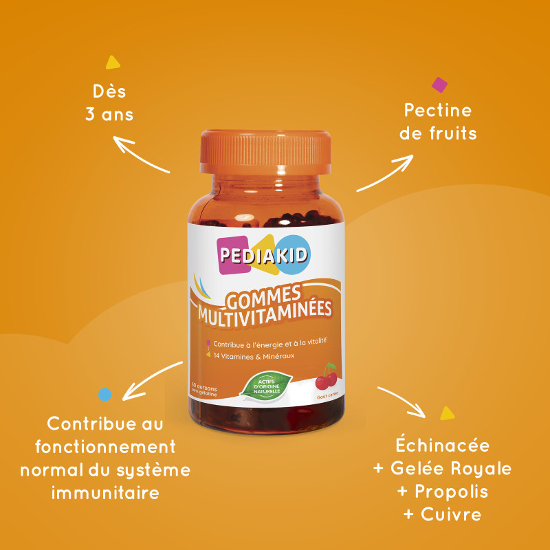 Gummies Multivitaminas - Complemento Alimenticio para Niños