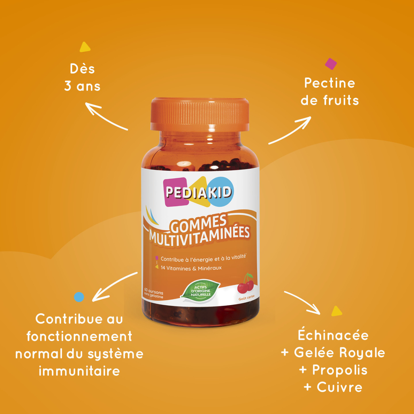 Gummies Multivitaminas - Complemento Alimenticio para Niños
