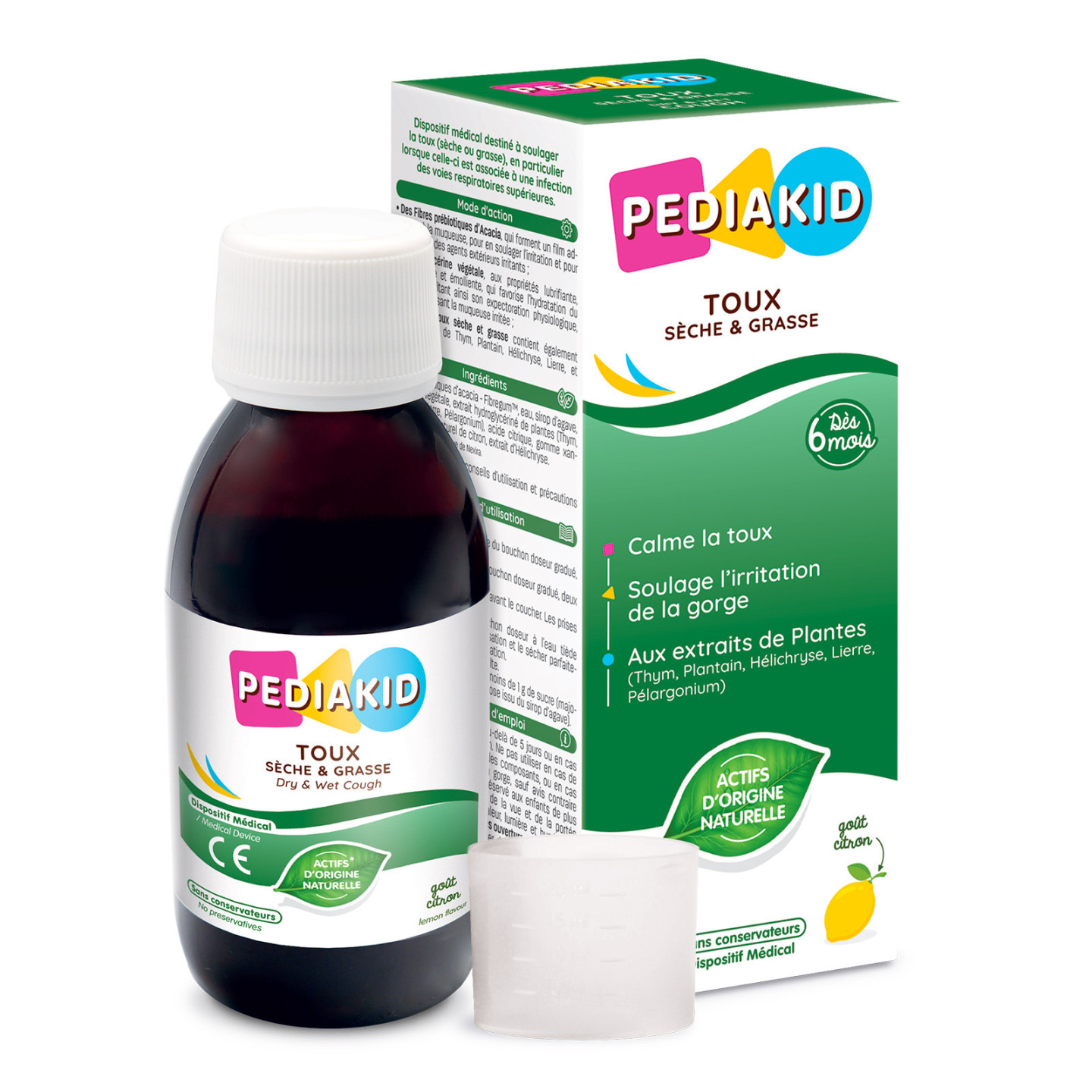 PEDIAKID® Tos Seca y Productiva - Jarabe para niños